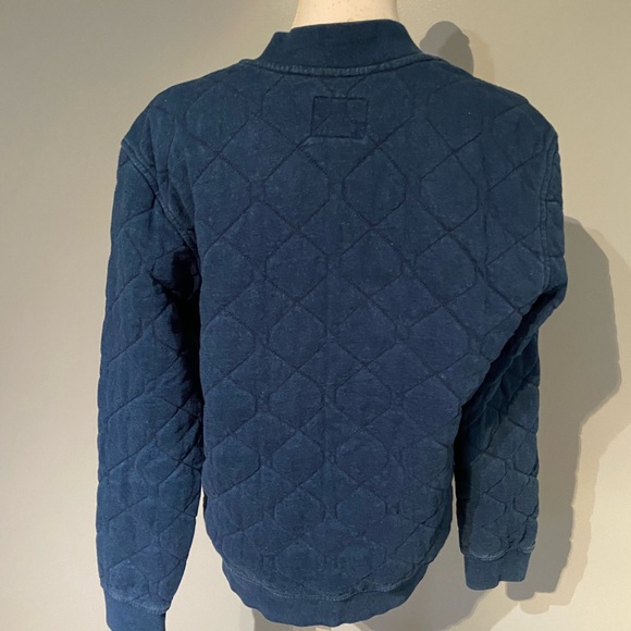 Lucky brand quilted denim bomber jacket - Picture 2 of 4